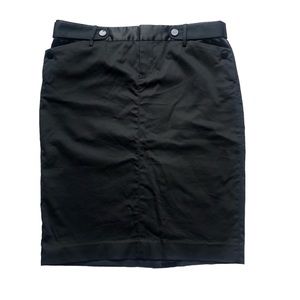 Armani Exchange Black Pencil Skirt Size 4